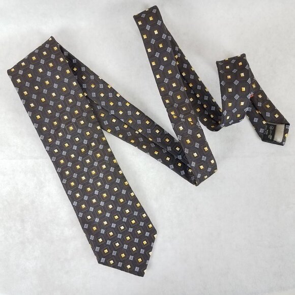 Ermenegildo Zegna 100% Silk Neck Tie Made in Italy - Picture 2 of 5